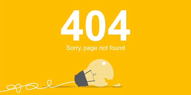 Liên kết hỏng 404 internal link