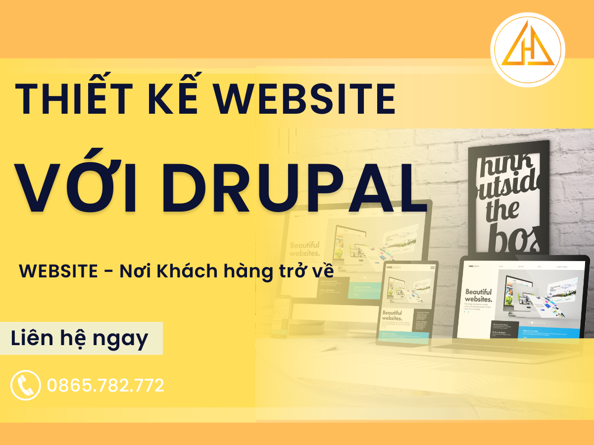 thiết kế website với drupal